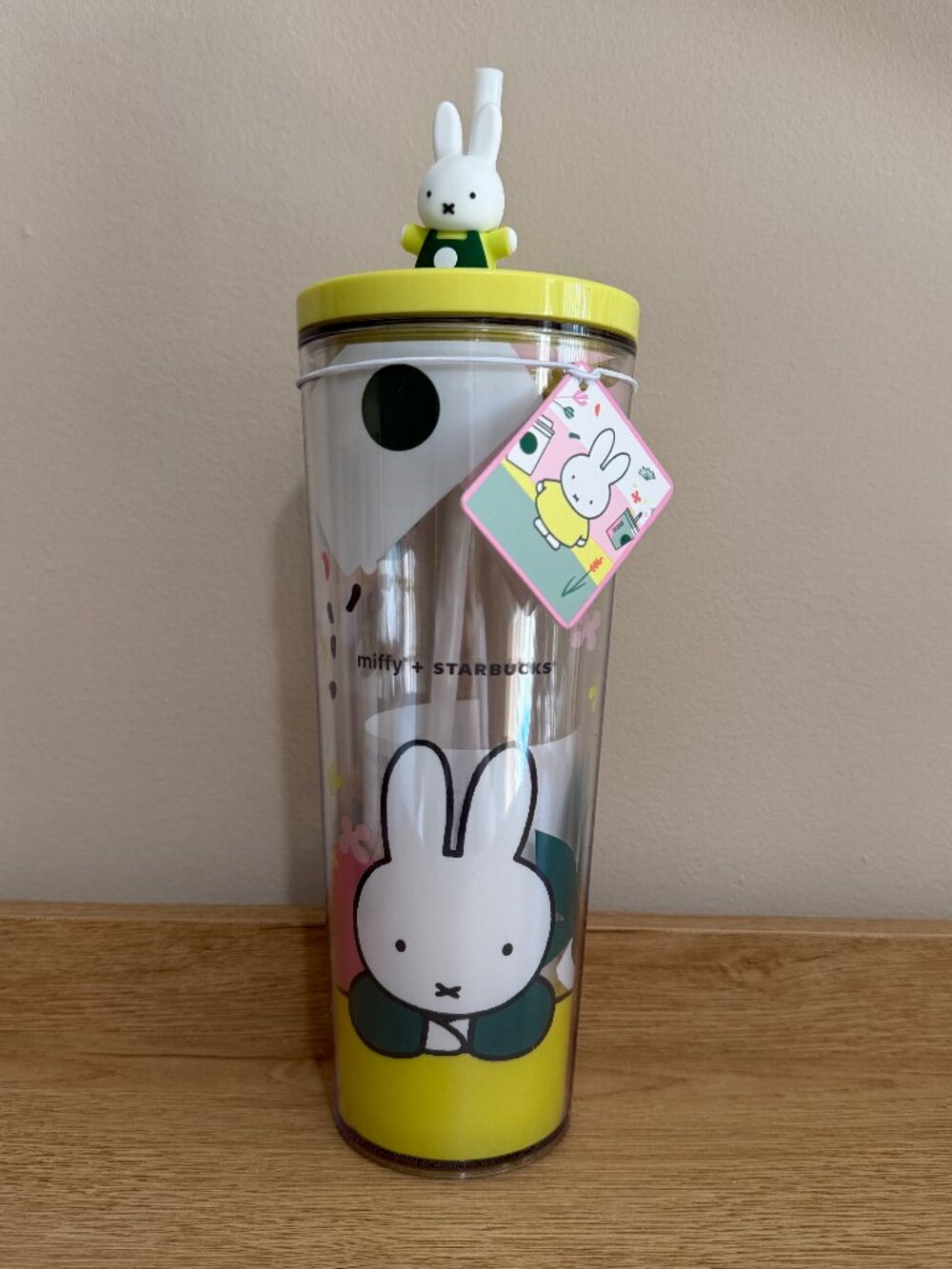 Starbucks x Miffy 2026 Collab Clear Cold Cup Tumbler NEW
